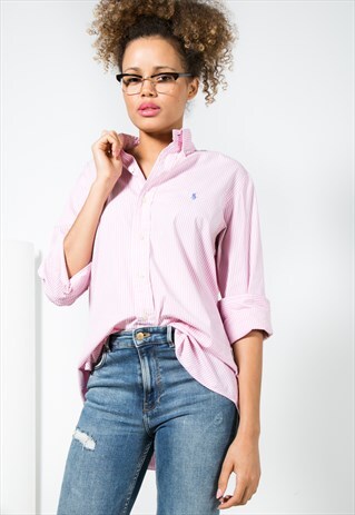 VINTAGE 80S POLO RALPH LAUREN SHIRT / S4389