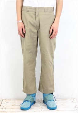 Vintage Mens W32 L30 Relaxed Fit Tapered Leg Pants Trousers