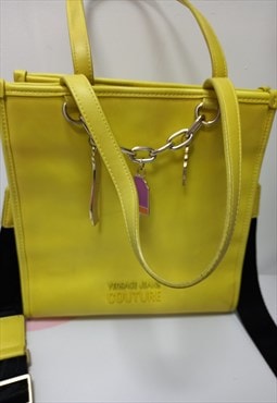 00's Couture Tote Bag Bright Yellow 