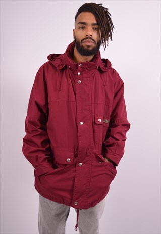 FILA MENS VINTAGE JACKET XL MAROON 90S