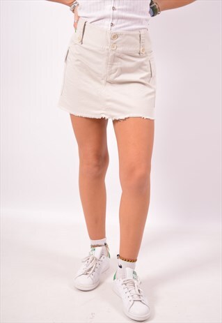 VINTAGE TOMMY HILFIGER MINI CARGO SKIRT BEIGE