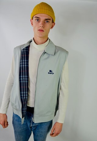 VINTAGE BURBERRY NOVA EMBROIDERED GILET
