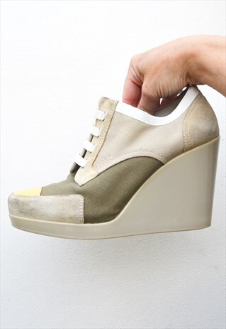 VINTAGE MARC JACOBS PLATFORM TRAINERS HEELS