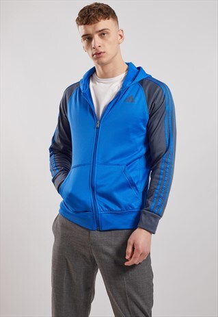 VINTAGE ADIDAS ZIP-UP SPORTS HOODIE