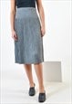 Vintage midi pleated skirt