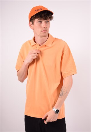 VINTAGE LEVI'S POLO SHIRT SLIM FIT ORANGE