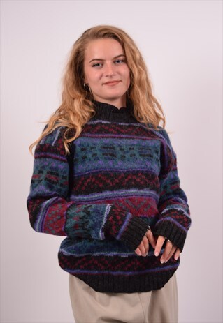 VINTAGE WOOLRICH JUMPER SWEATER MULTI