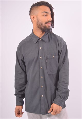VINTAGE COLUMBIA FLEECE SHIRT GREY