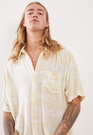 VINTAGE PATTERNED FESTIVAL SHORT SLEEVE SHIRT