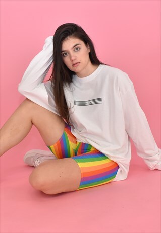G&G UNISEX WHITE L/S LINO TEE