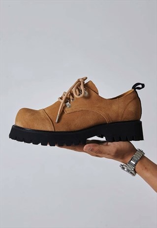 Unisex suede derby shoes AW Vol.2