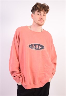 Vintage Lee Sweatshirt Jumper Pink