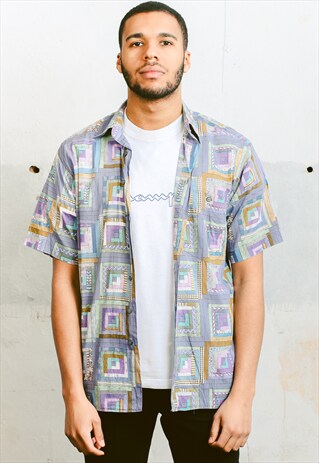 VINTAGE AZTEC PATTERN SHIRT