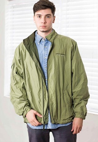 VINTAGE RALPH LAUREN WINDBREAKER JACKET LOGO 90S XL 19.5