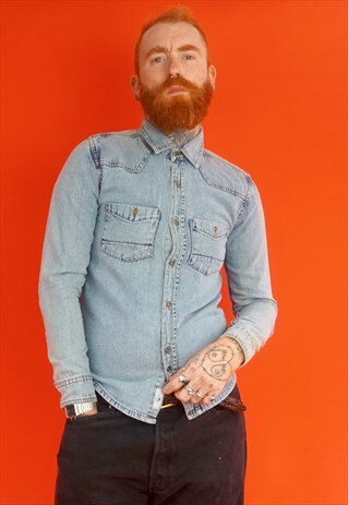 VINTAGE 1990S DENIM SHIRT