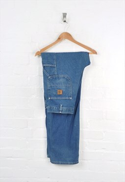 Vintage Carhartt Denim Carpenter Jeans Dungaree Fit W34 L36