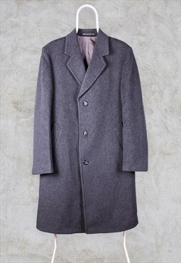Vintage Dunn & Co Crombie Wool Overcoat Jacket Medium