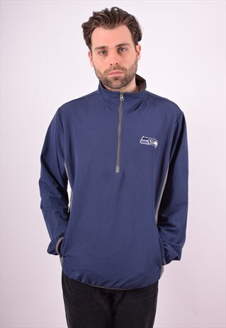 TEAM APPAREL MENS VINTAGE TRACKSUIT TOP LARGE 90'S