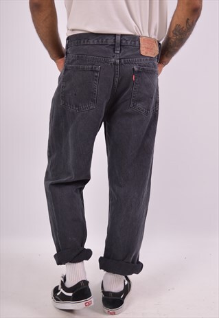 VINTAGE LEVI'S 501 JEANS STRAIGHT BLACK