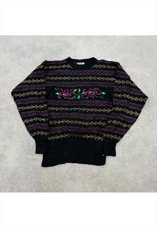 Vintage Knitted Jumper Women's L