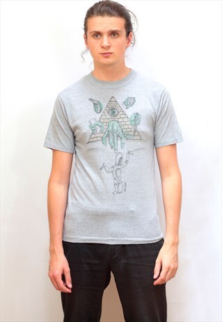 VINTAGE GRAPHIC 'EDGY' PRINT T-SHIRT
