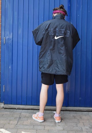 VINTAGE 90S NIKE PADDED FESTIVAL COAT SPELLOUT