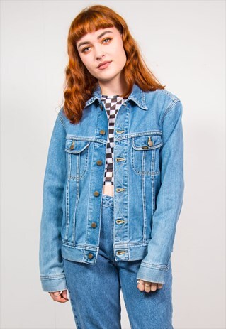 VINTAGE 90'S LEE BLUE DENIM JACKET