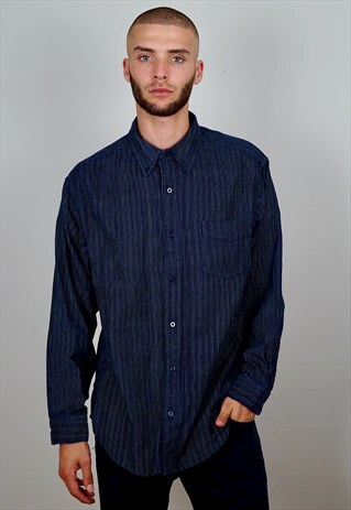 VINTAGE STRIPED CORDUROY SHIRT