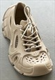 FUTURISTIC SNEAKERS EDGY TRAINERS CATWALK SHOES IN BROWN