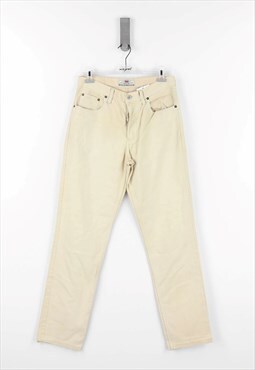 Levi's 443 High Waist Jeans in Cream - W32 - L34