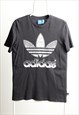Vintage Adidas Crewneck Large Logo T-shirt Black