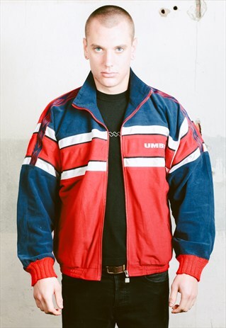 VINTAGE BOLD UMBRO VELOUR JACKET