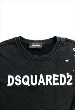 Black dsquared2 vintage sweatshirt