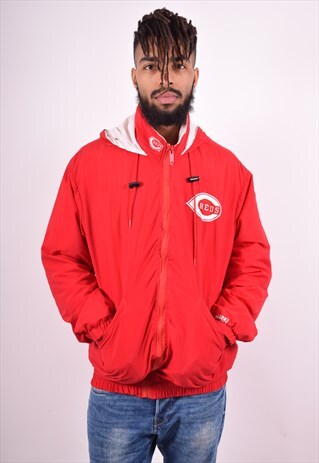 MENS VINTAGE JACKET LARGE RED 90'S