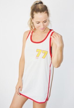 Vintage 90s Dolce & Gabbana Designer Jersey Vest T-Shirt