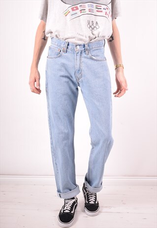 LEVI'S 581 MENS VINTAGE JEANS W31 L34 BLUE 90S