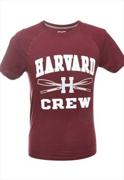 Champion Harvard Crew Printed T-shirt - S