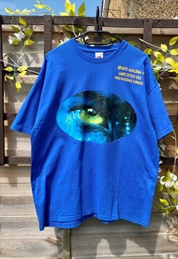 2010 avatar blue movie promotional T-shirt XL Italian 