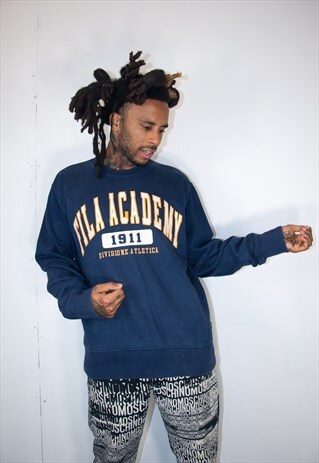 VINTAGE FILA EMBROIDED SWEATER