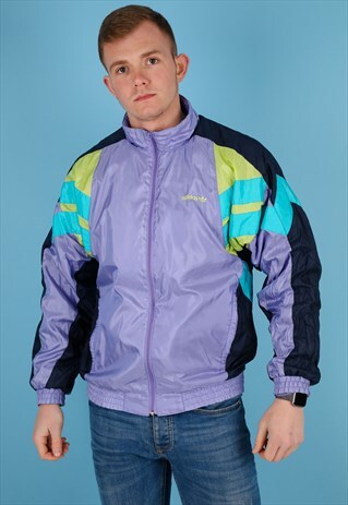 VINTAGE ADIDAS SHELL JACKET IN MULTI NJ664