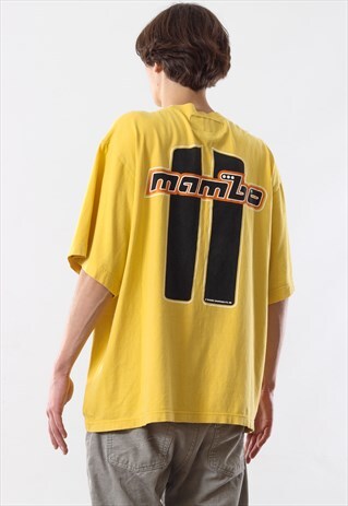 1996 VINTAGE MENS MAMBO GRAPHIC TEE T SHIRT