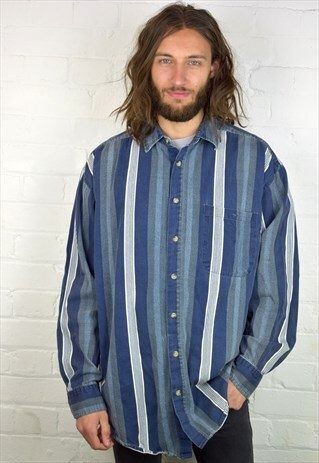 VINTAGE 90'S STRIPED SHIRT