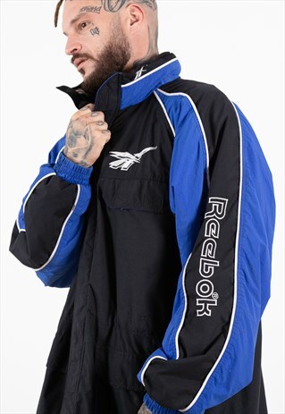 VINTAGE 80S WINTER PUFFER REEBOK COAT / S8950