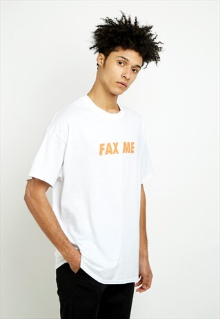 FAX ME WHITE TEE