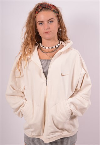 VINTAGE NIKE HOODIE SWEATER OFF WHITE