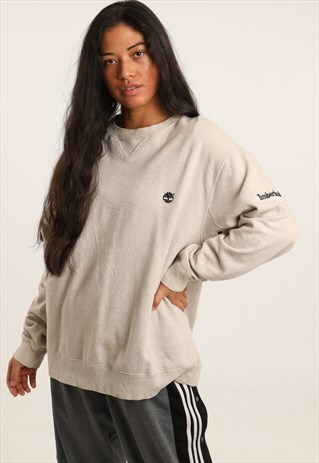 VINTAGE TIMBERLAND EMBROIDERED LOGO SWEATSHIRT