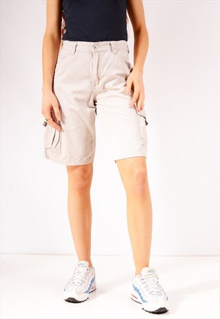 VINTAGE WRANGLER CARGO SHORTS BEIGE