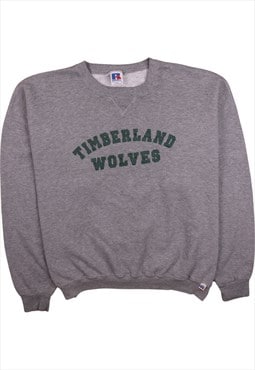 Russell 90's Timberland Wolves Crew Neck Sweatshirt XXLarge 