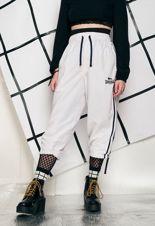 LONSDALE TRACKSUIT TROUSERS - 90S VINTAGE SPORTS BOTTOMS