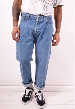LEVI'S 50 MENS VINTAGE JEANS W36 L30 BLUE 90S